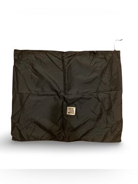STATE OF CLAUDE MONTANA black nylon large travel bag with logo